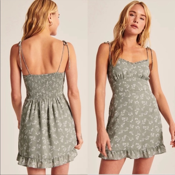 Abercrombie & Fitch Dresses & Skirts - Abercrombie and Fitch tie strap slim waist mini dress